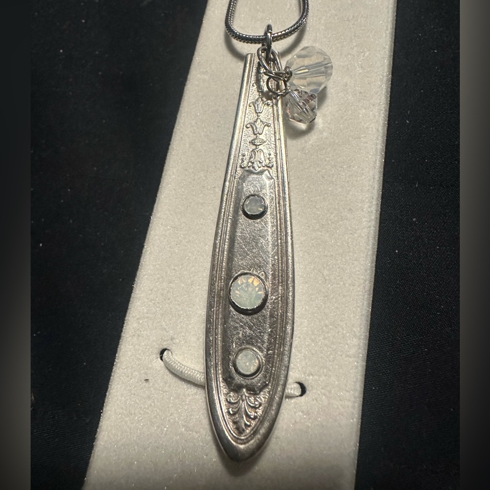 Unique silver necklace